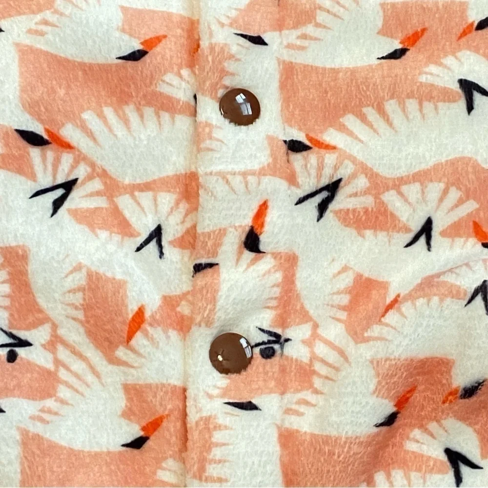 LovinPet Dog Soft Fleece Warm Winter Bird Print Pajama Jacket X-Large NWT